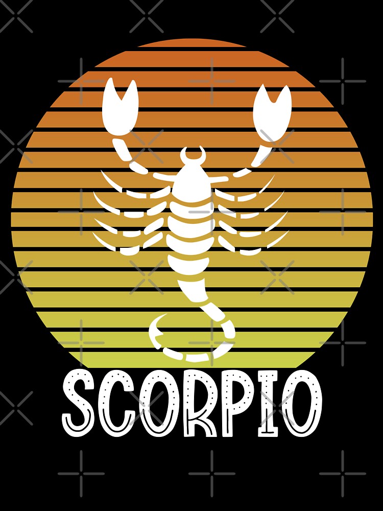 Zodiac Scorpio Scorpion Born Between October 24 November 21 Kids T Shirt