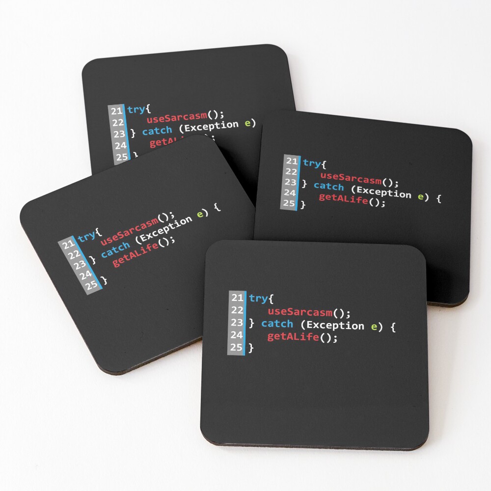 Artikel-Vorschau von Untersetzer (4er Set), designt und verkauft von ComputerGeeksTs.