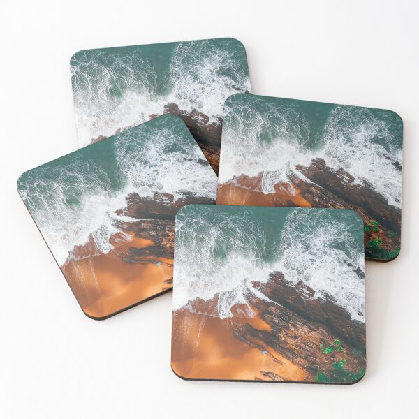 Item preview, Blue Ocean Rocky Waves designed and sold by yousseftalat2.