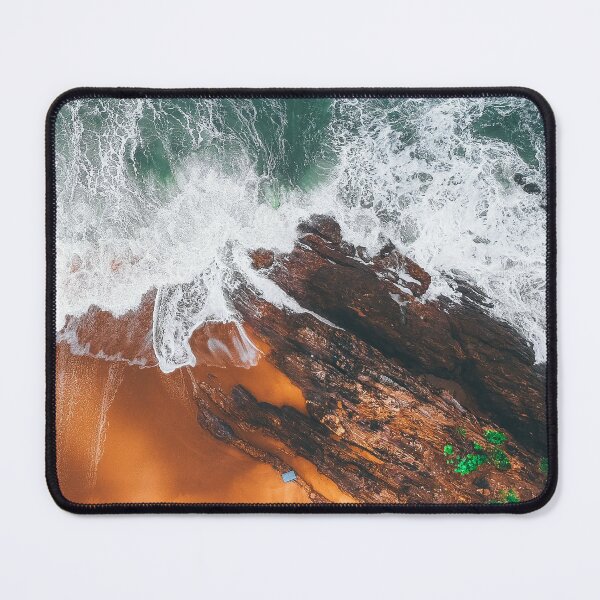 Item preview, Blue Ocean Rocky Waves designed and sold by yousseftalat2.