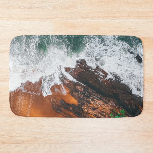 Item preview, Blue Ocean Rocky Waves designed and sold by yousseftalat2.