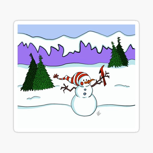 Snowman 2021 Sticker
