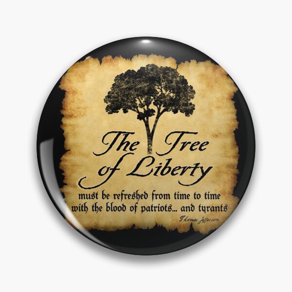 Item preview, Liberty Tree Jefferson Quote designed and sold by AmericanVenom.