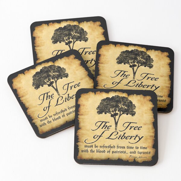 Item preview, Liberty Tree Jefferson Quote designed and sold by AmericanVenom.