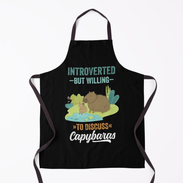 Item preview, Introverted But Willing To Discuss Capybaras #2 (Alternative Design) designed and sold by PoeticDesign.
