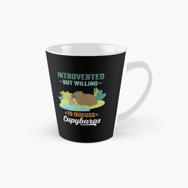 Item preview, Introverted But Willing To Discuss Capybaras #2 (Alternative Design) designed and sold by PoeticDesign.