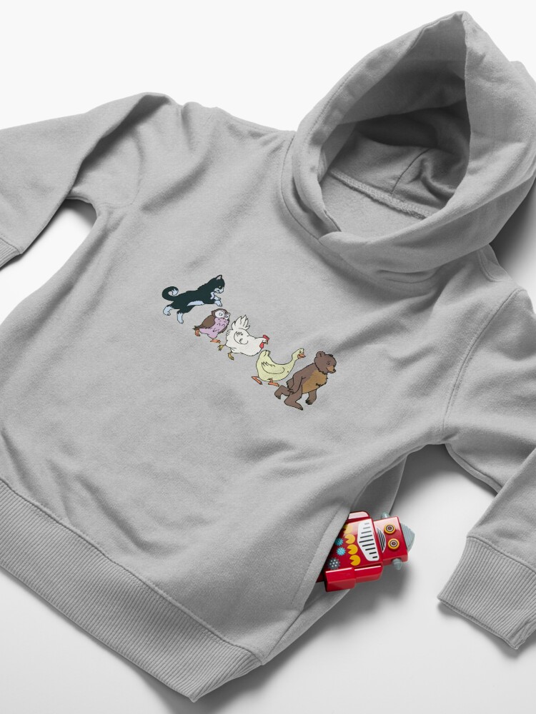 Alternate view of Little Bear and Friends Art Toddler Pullover Hoodie