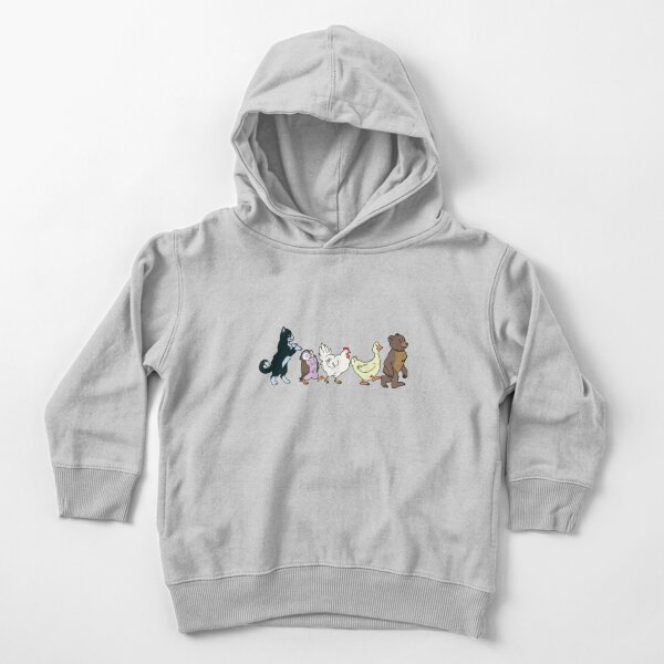 Little Bear and Friends Art  Toddler Pullover Hoodie