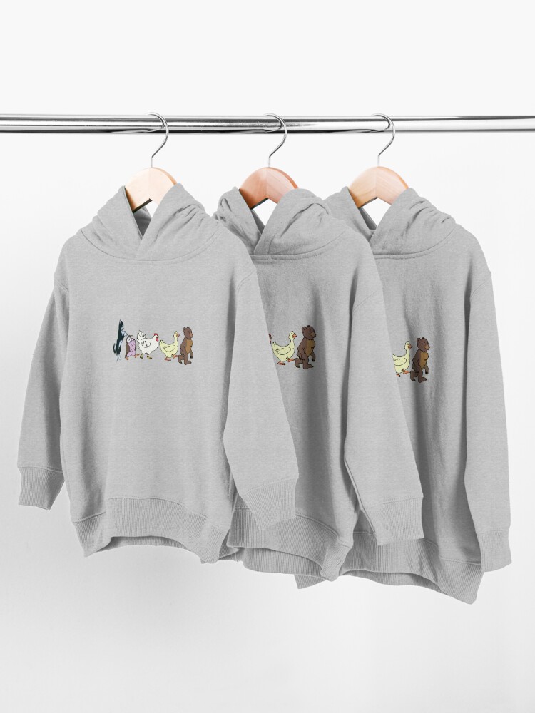 Alternate view of Little Bear and Friends Art Toddler Pullover Hoodie