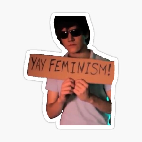 bo burnham yay feminisim Sticker