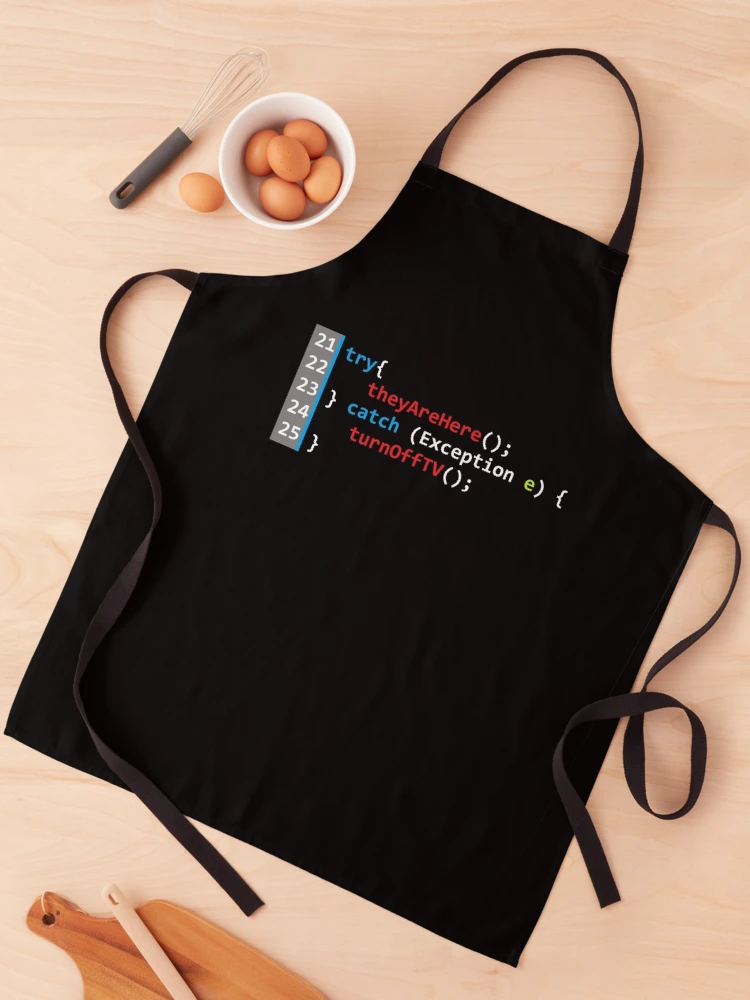 Thumbnail 1 of 6, Apron, Computer Geek Poltergeist designed and sold by ComputerGeeksTs.