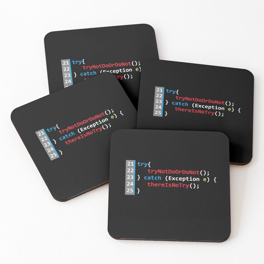 Artikel-Vorschau von Untersetzer (4er Set), designt und verkauft von ComputerGeeksTs.