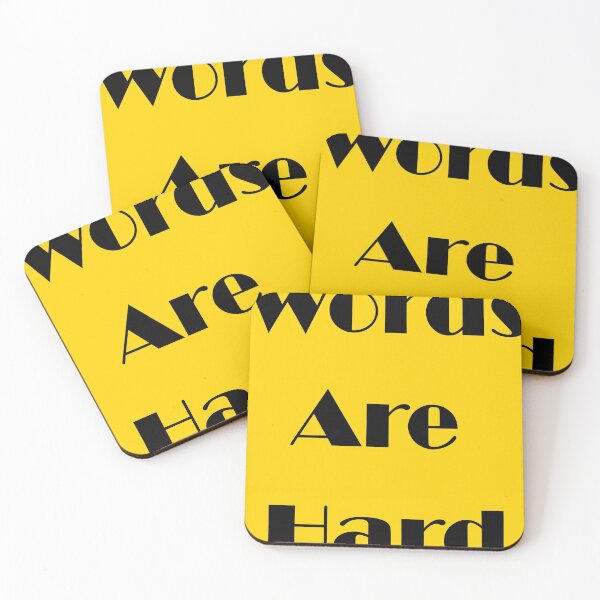 Item preview, Words Are Hard designed and sold by Vataz.