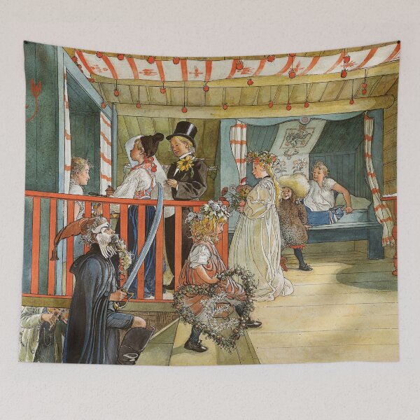 Item preview, A Day of Celebration - Carl Larsson designed and sold by brushandframes.