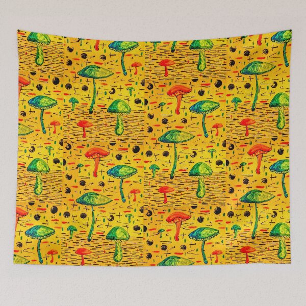 Item preview, Mustard Fungi Abstract  designed and sold by MagicGnome47.