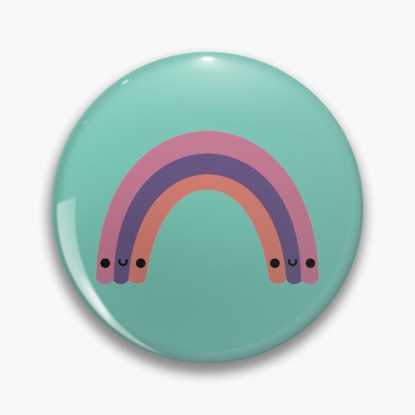 Item preview, Cute Kawaii Pink Purple Peach Rainbow designed and sold by KawaiiByDice.