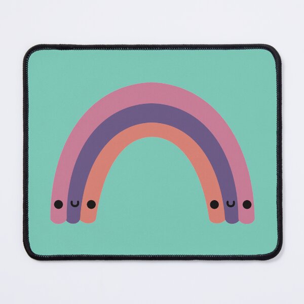 Item preview, Cute Kawaii Pink Purple Peach Rainbow designed and sold by KawaiiByDice.