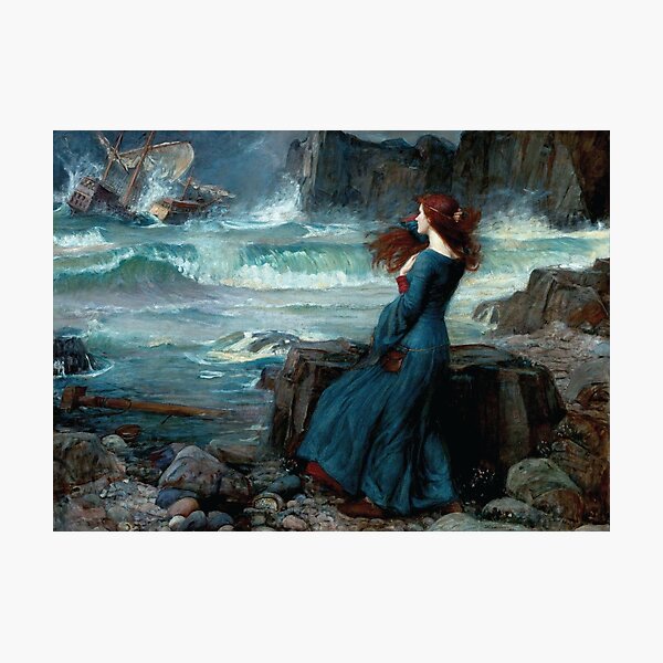 Item preview, Miranda - The Tempest by John William Waterhouse  designed and sold by theartsycamper.