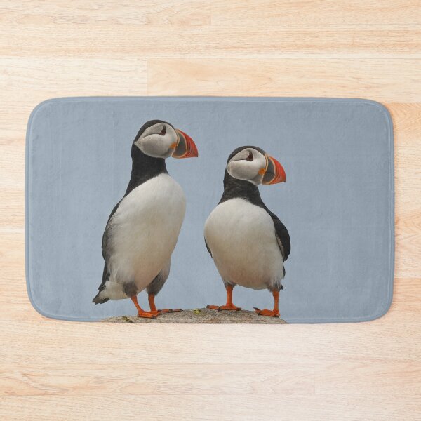 Item preview, Atlantic Puffin Pair Looking East designed and sold by LindaCPhoto.