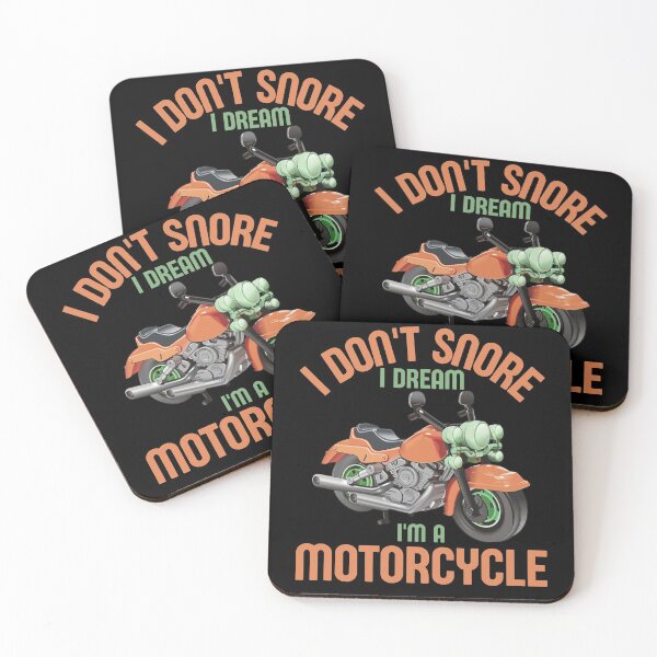 Item preview, I DON'T SNORE I DREAM I'M A MOTORCYCLE unisex t-shirt  designed and sold by NIKENchop.
