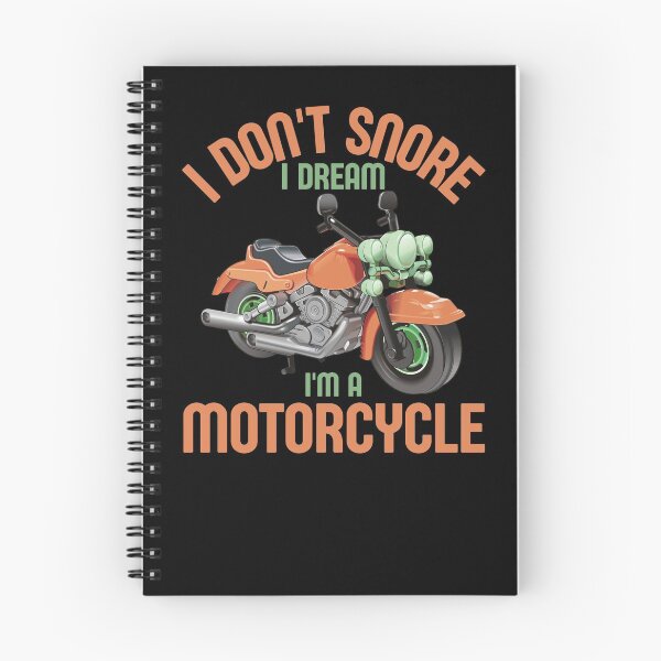 Item preview, I DON'T SNORE I DREAM I'M A MOTORCYCLE unisex t-shirt  designed and sold by NIKENchop.