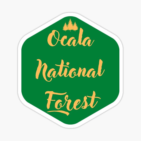 Ocala National Forest Sticker for Sale by park-land