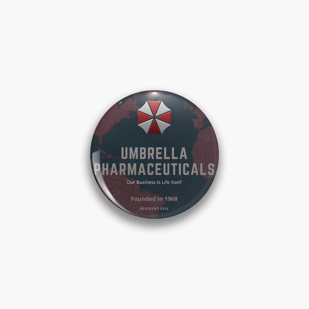 Umbrella Pharmaceuticals Resident Evil Poster Pin for Sale by  AceOfAndromeda