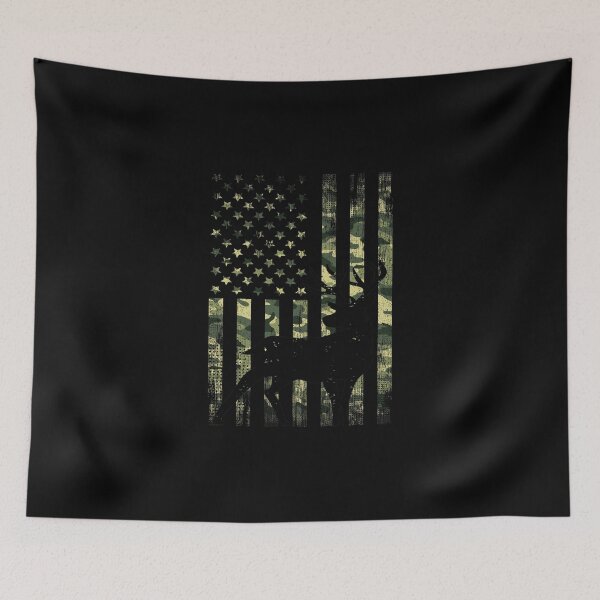 Artikelvorschau, Hunter US-Flagge Hirsch Elch Jagd Tarnung entworfen und verkauft von ELAB27.