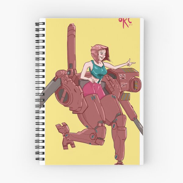 Item preview, Battle Bot Chick designed and sold by Orc-Ink-Art.