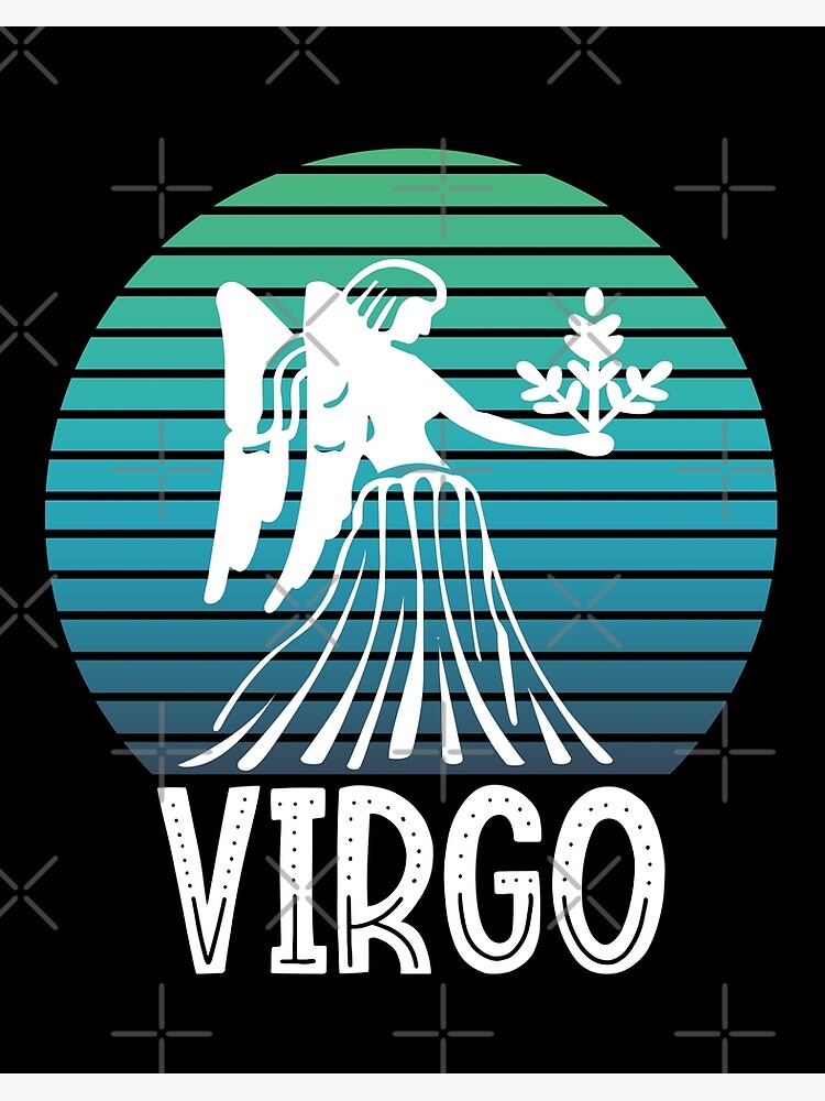 Zodiac Virgo Born Between August 23 September 22 Art Board Print