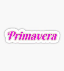 Primavera Sticker