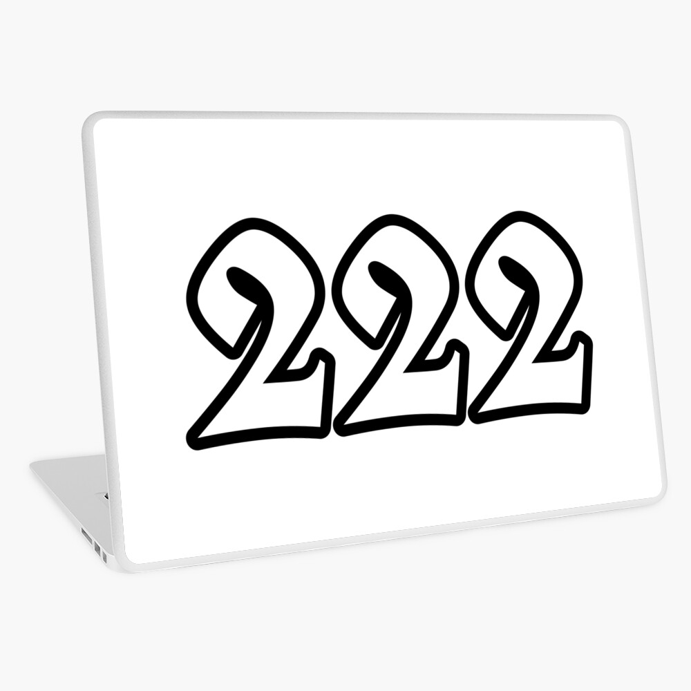 222 angel number black 