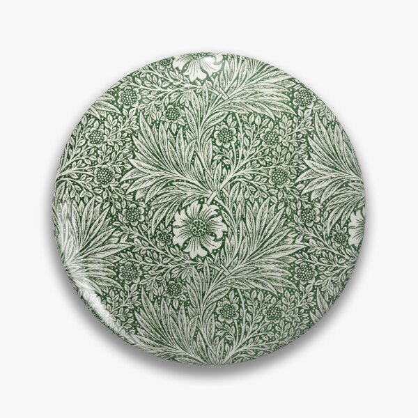 Item preview, Vintage Green Marigold Pattern by William Morris designed and sold by IslandArt.