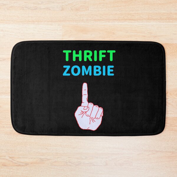 Item preview, THRIFT ZOMBIE THRIFTING LOVER T-SHIRT/STICKER designed and sold by BestCoolStuff.
