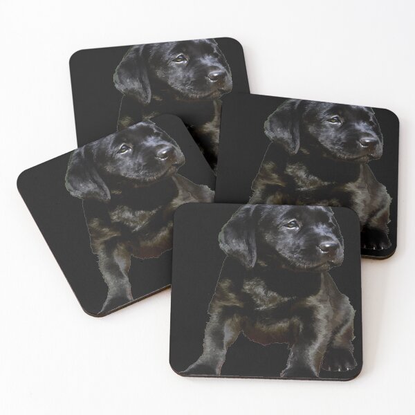 Item preview, Adorable and Cute Black Labrador Sitting Puppy Vector designed and sold by taiche.