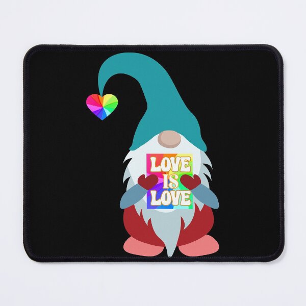 Item preview, LGBTQ Love is Love Valentine Gnome designed and sold by ittybittyowl.