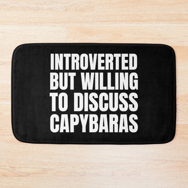 Item preview, Introverted But Willing To Discuss Capybaras Classic T-Shirt designed and sold by NIKENchop.