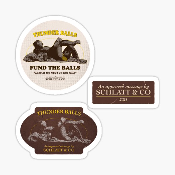 Jschlatt Fund The Balls Sticker Bundle Sticker
