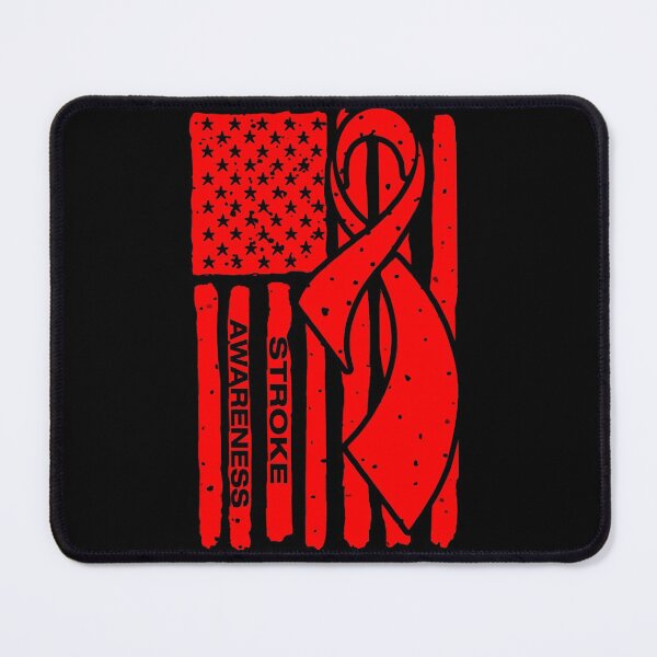Item preview, Stroke Awareness Ribbon American Flag designed and sold by Tadmab.