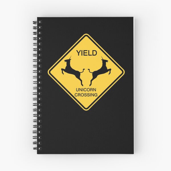 Item preview, Unicorn Crossing Yield designed and sold by artfixation.