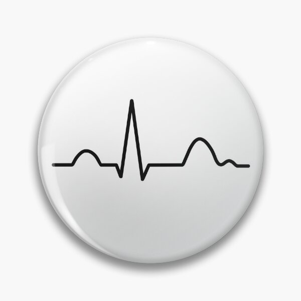 Item preview, Normal Electrocardiogram ECG Trace In Black designed and sold by SofiaSava01.