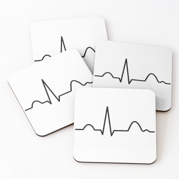 Item preview, Normal Electrocardiogram ECG Trace In Black designed and sold by SofiaSava01.