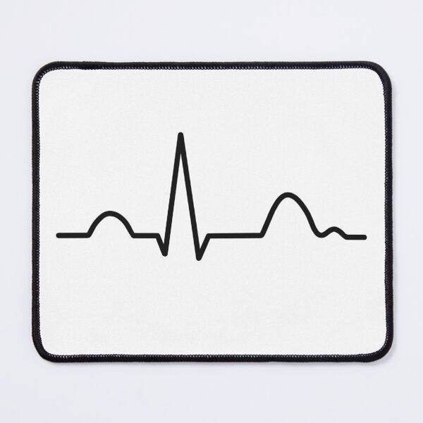 Item preview, Normal Electrocardiogram ECG Trace In Black designed and sold by SofiaSava01.