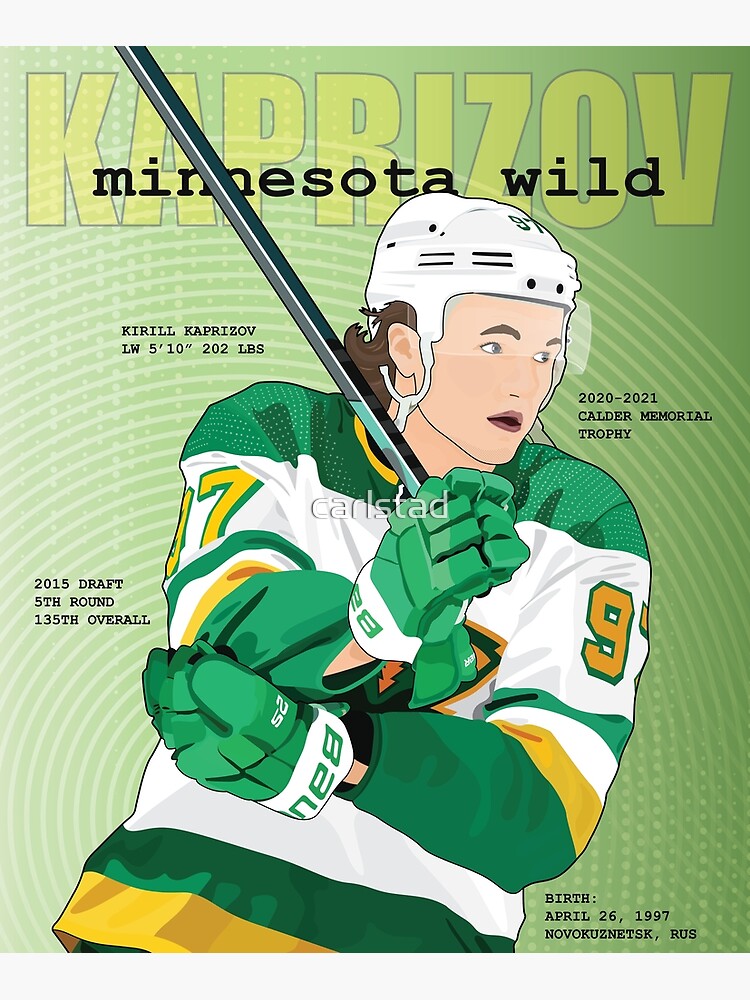 Thumbnail 3 of 3, Poster, Minnesota Hockey - Kirill Kaprizov designed and sold by carlstad.