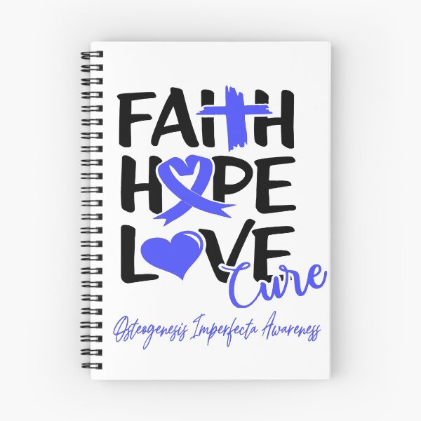 Item preview, Faith Hope Love Cure Osteogenesis Imperfecta Awareness designed and sold by Grooffos.