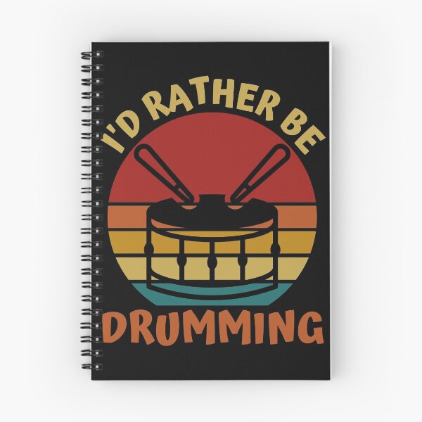 Item preview, I'd Rather Be Drumming Funny Drummer Quote for Drum Lovers designed and sold by Kaladzishop.