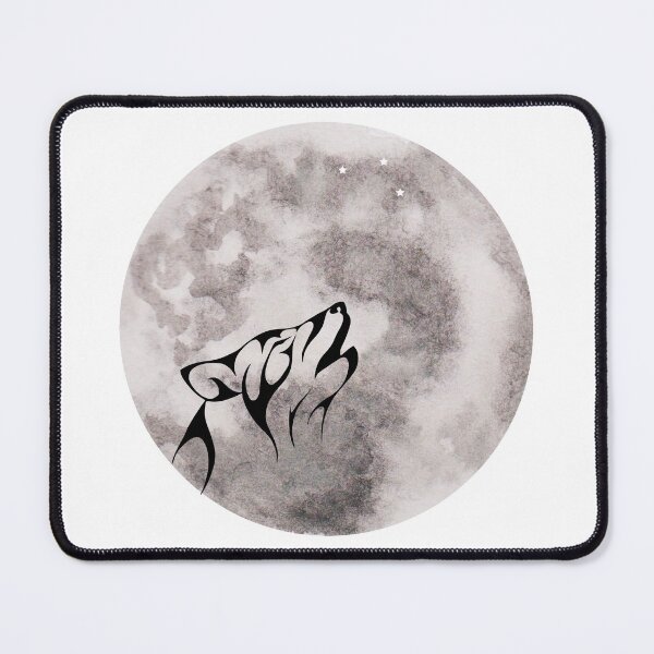 Item preview, A  Howling Wolf with a moon  designed and sold by FJonathan.