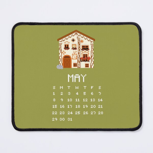 Item preview, May 2022 Birthday/Anniversary Calendar Pixel Art designed and sold by tifft.