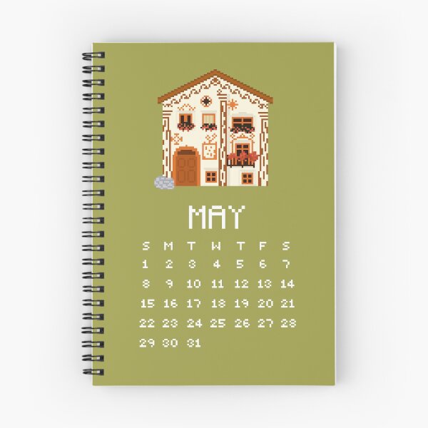 Item preview, May 2022 Birthday/Anniversary Calendar Pixel Art designed and sold by tifft.