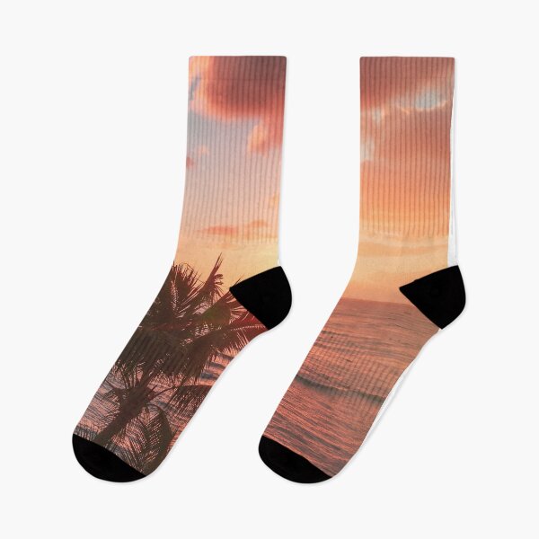Item preview, Palm Tree By The Sunset Beach designed and sold by ElipseArt.